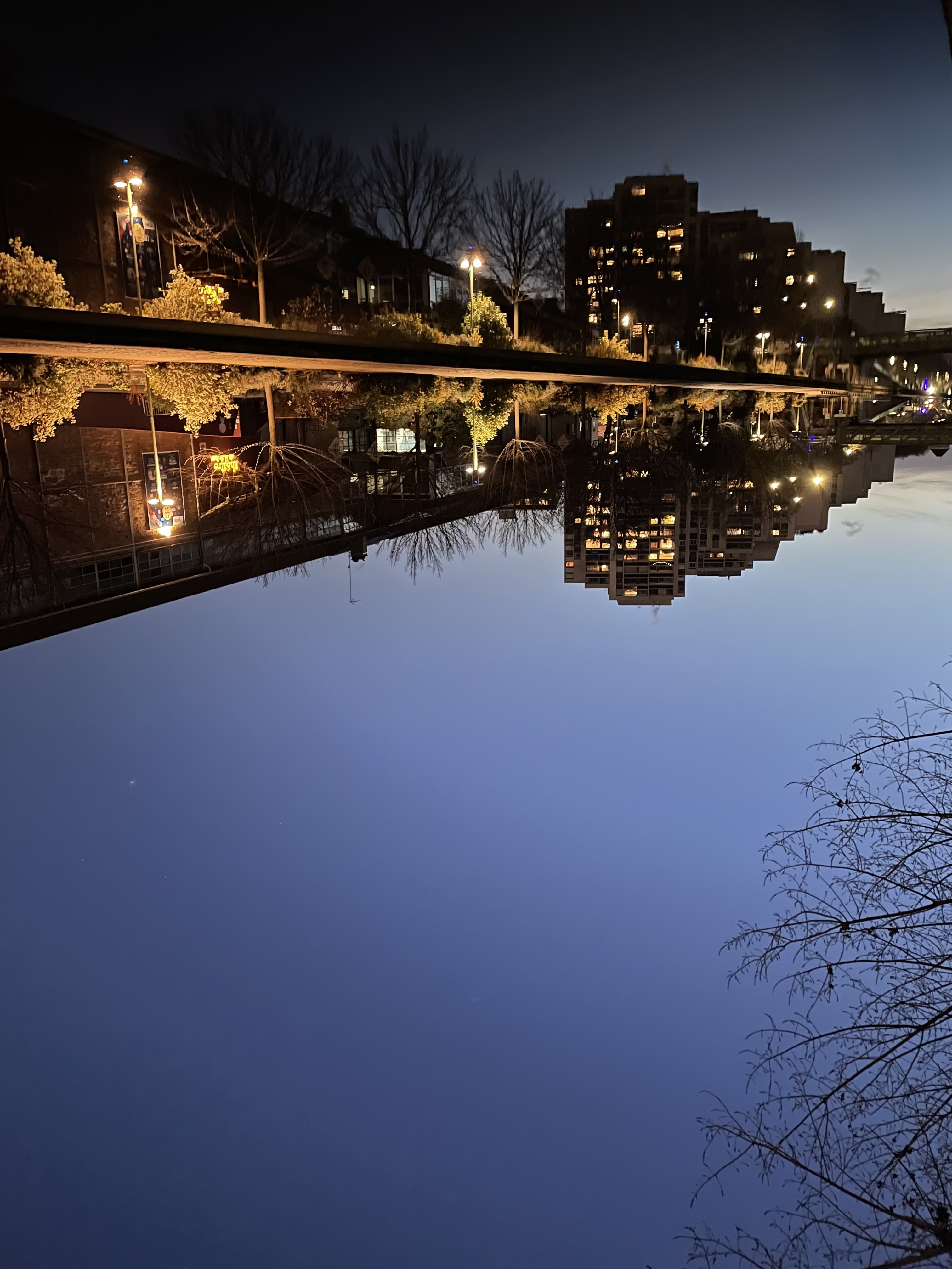 Canal Pantin reflet
