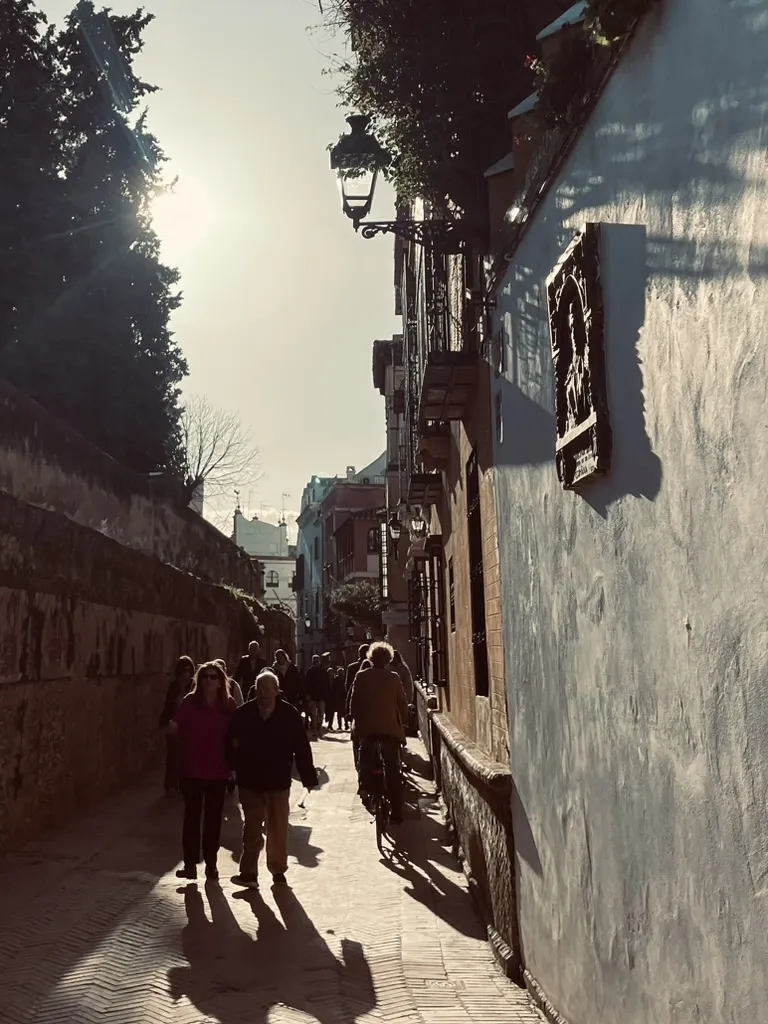 Cerca de los jardines del Alcazar