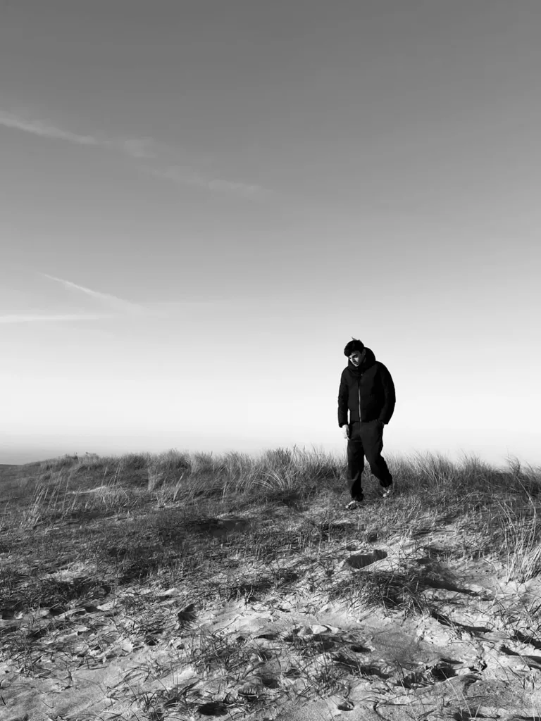Dans les dunes de La Manche